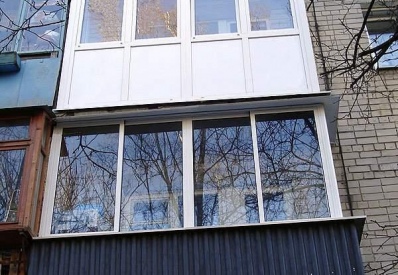 Внешняя отделка балкона сайдингом