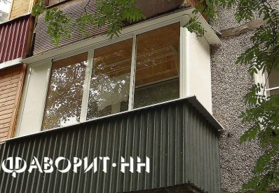 Внешняя отделка балкона сайдингом