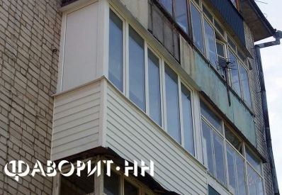 Внешняя отделка балкона сайдингом