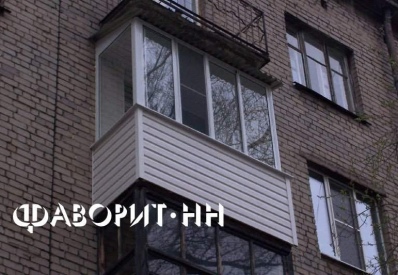 Внешняя отделка балкона сайдингом