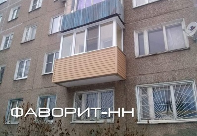 Внешняя отделка балкона сайдингом