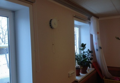 Приточный клапан для окон на ул. Сорочинская, 5