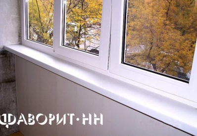 Внутренняя отделка балкона