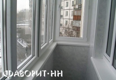 Внутренняя отделка балкона