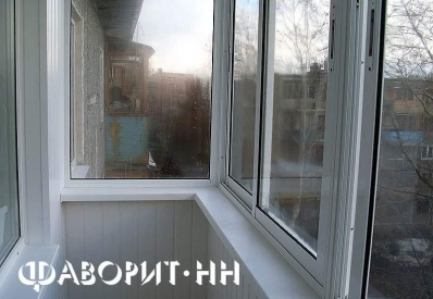 Внутренняя отделка балкона