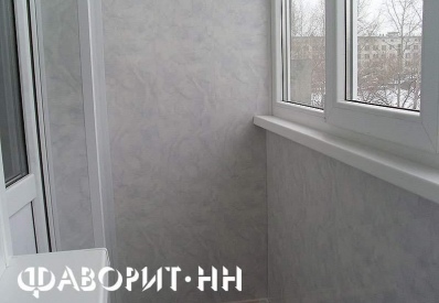 Внутренняя отделка балкона