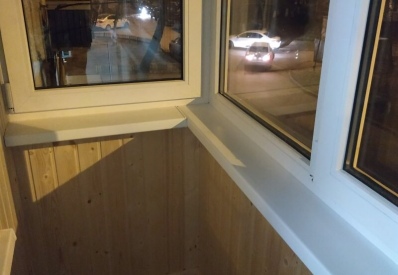 Внутренняя отделка балкона евровагонкой