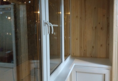 Внутренняя отделка балкона евровагонкой