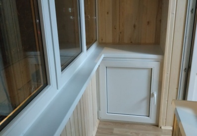 Внутренняя отделка балкона евровагонкой