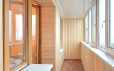 Балкон вагонка - Дружаева 5