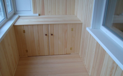 Балкон вагонкой - Мельникова 16