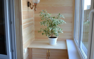 Балкон вагонкой - Переходникова 3