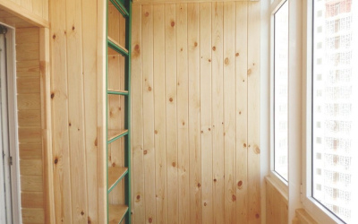 Балкон вагонкой - Советской Армии 2